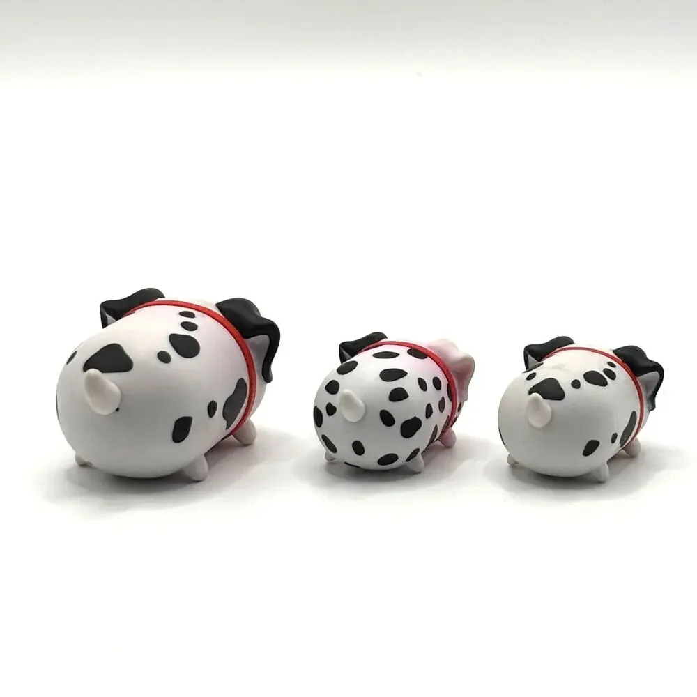 Disney Tsum Tsum Lot of 3 Dogs from 101 Dalmatians, Large and Medium